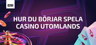 Upptäck de Bästa Utländska Online Casinona