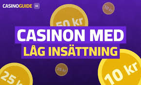 Utländska casinon med låg insättning - En guide